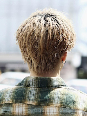 波巻きスパイラルパーマツイストスパイラルパーママッシュウルフ