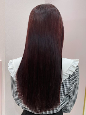 【カラー】ブリーチなしW！チェリーピンク♪_ユウ