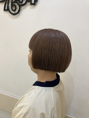 刈り上げ美髪シルキーカラー