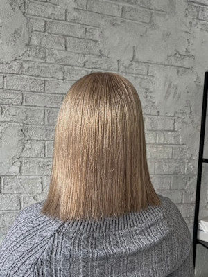 冬色ブリーチ×透明感ミルクティー◎20代30代小顔レイヤー