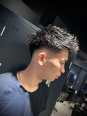 ジェットモヒカン×スキンフェード×テーパーフェード×men'