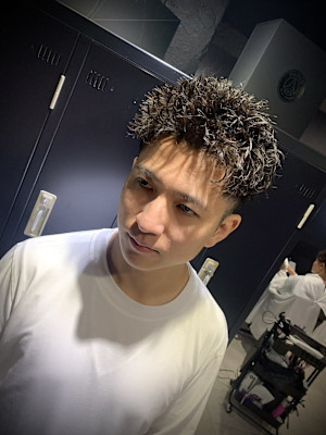 スパイキーショート×men's×ソフトツイスト×メンズパーマ