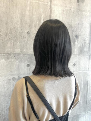 切りっぱなしがオシャレなボブ【ARCH Sayaka】