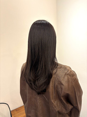 モカブラウン　ブラウンカラー　レイヤー　レイヤーカット