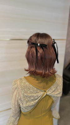 《あやね》ヘアセット／ハーフアップツイン