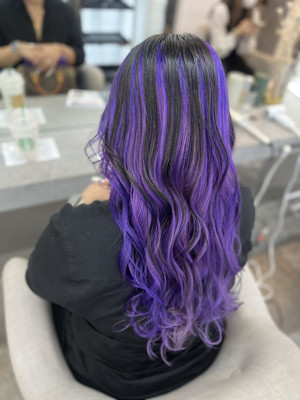 小顔へア/髪質改善/ブリーチなしカラー／ヘアアレンジ