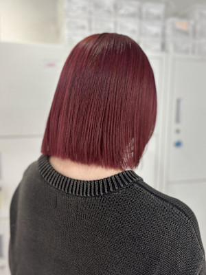 小顔ヘア/髪質改善/ブリーチなしカラー/ヘアアレンジ