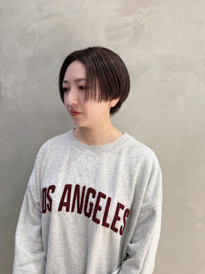 ショートヘア/ショートボブ/オージュア