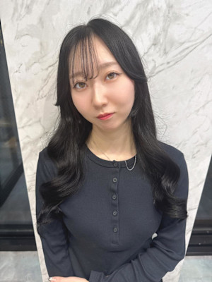 小顔ヘア/髪質改善/ブリーチなしカラー/ヘアアレンジ