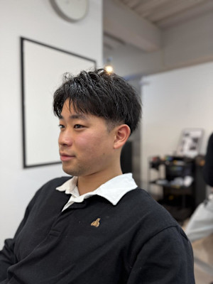 神田脩弥/センターパート/コンマバング