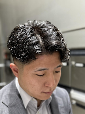銀座　フェードパーマ