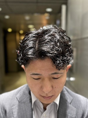 銀座　フェードパーマスタイル