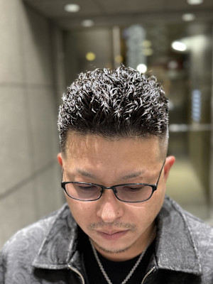 銀座　フェードパーマスタイル