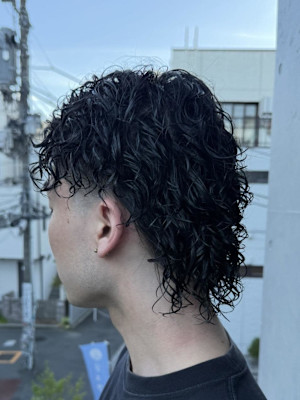 メンズ　ショート　ハイトーン　メンズバレイヤージュ