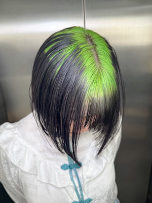 ルーツカラー　デザインカラー　ケアブリーチカラー　原宿
