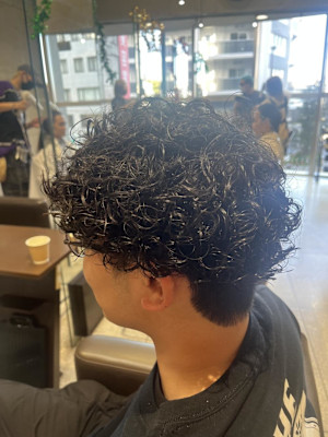 メンズプードルパーマ