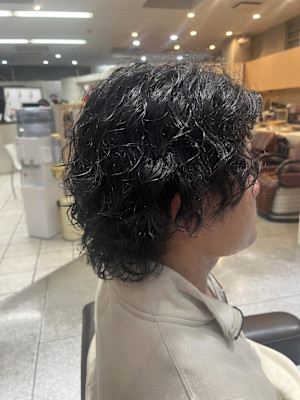 メンズサーフカールパーマ