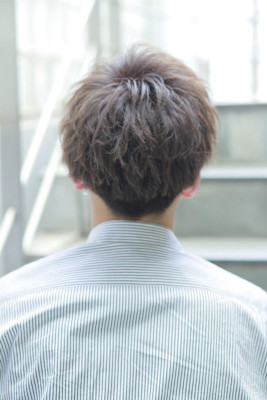 王道マッシュ　刈り上げ