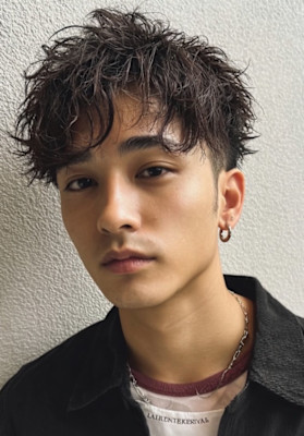 無造作束感×ニュアンススパイラルパーマ