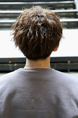 【コンマバング】波巻パーマ