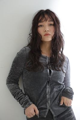 ロングウェーブ/大人カジュアル