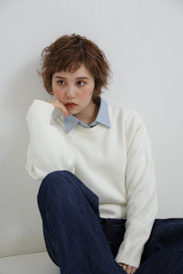 ショートパーマ/ウルフパーマ/カジュアルショート