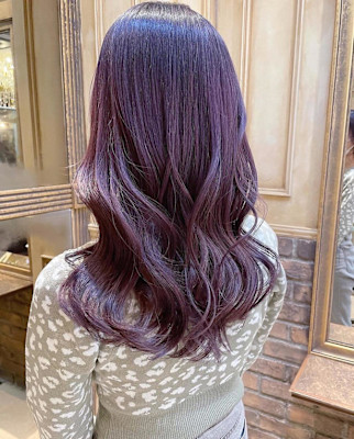 ヨシンモリ/ハイレイヤーカット/シャギー/チェリーレッド