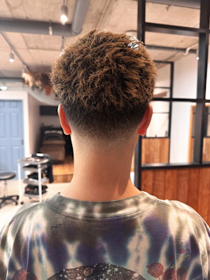 癖毛パーマ　メンズパーマ　メンズカット