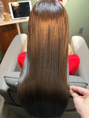 艶髪ブラウンカラー