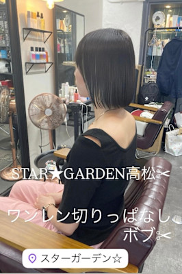 ワンレン切りっぱなしボブhair✂︎