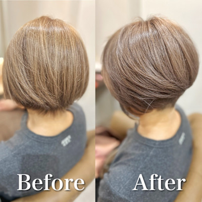 白髪ぼかし(ベージュ)白髪キレイにマイナス10歳