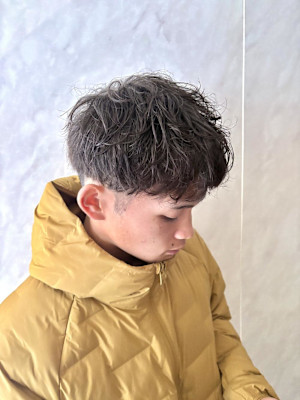 本厚木で出来るやりすぎないルーズショートパーマ