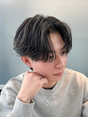 【福岡/天神/メンズパーマ】フェザーパーマ