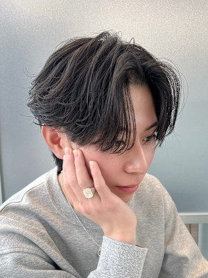 【福岡/天神/メンズパーマ】フェザーパーマ