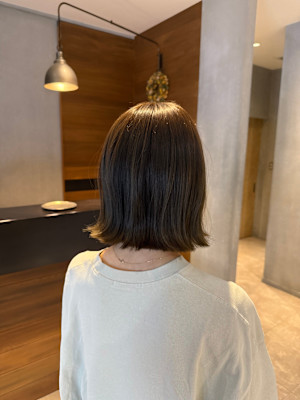 切りっぱなしボブ