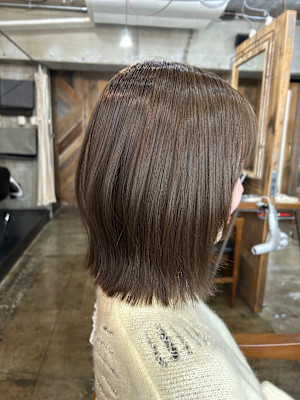 アッシュベージュ×ロブ