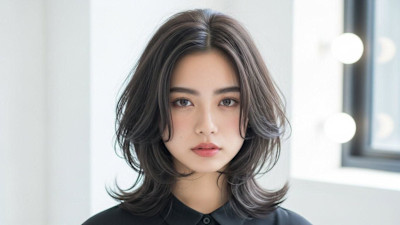 【レディース】ふんわりくびれ×顔周りレイヤー