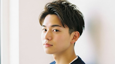 【メンズ】刈り上げ×センターパートスタイル