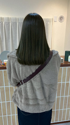 カット×艶カラー（髪質改善カラー）×髪質改善トリートメント