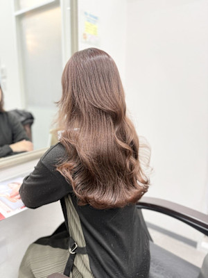 ブリーチなしココアベージュ