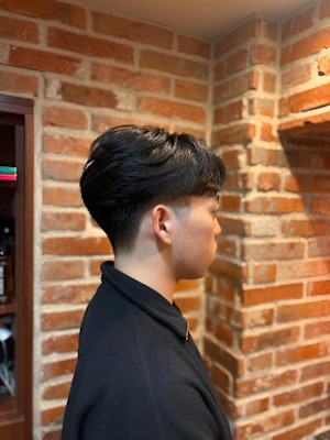 ニュアンスパーマ/センターパート/日本橋室町理容室