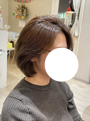 ふんわりグラデーションボブ