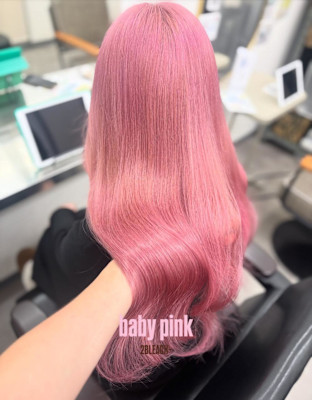 ピンクカラー/ハイトーン/髪質改善