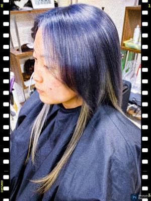 艶ケアブリーチ＋オーガニックカラー＋集中補修トリートメント