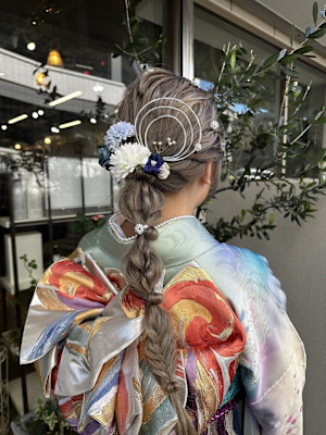 《yuzuki》ヘアセット