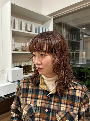 ミディアムパーマ/ミックスパーマ/レイヤーカット