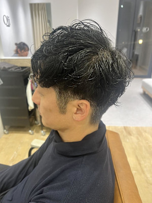 大人ナチュラルメンズパーマ