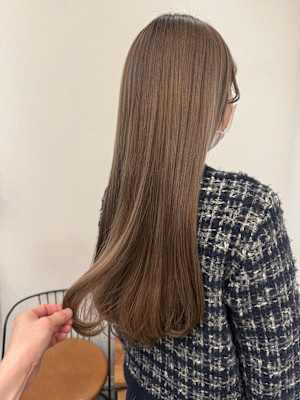 池袋 ダブルカラー ブリーチ ブラウンベージュ♪