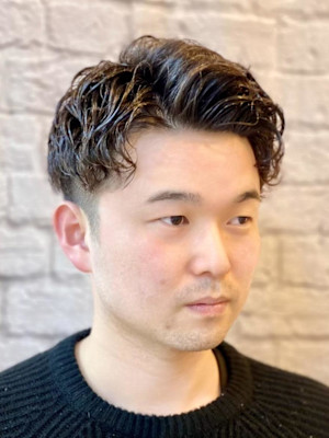 パーマ×ショートスタイル