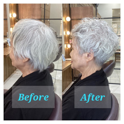 ヘアチェンジで若返り！